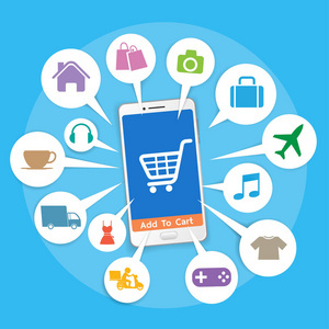 数字化浪潮下的互联网营销 扁平化插画引领电商新潮流